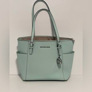 Michael Kors turquoise NWOT Bag/tote/purse.